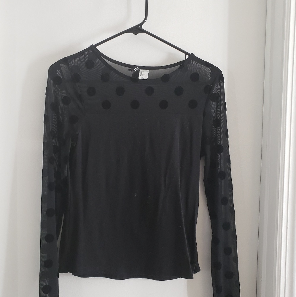Black h&m blouse